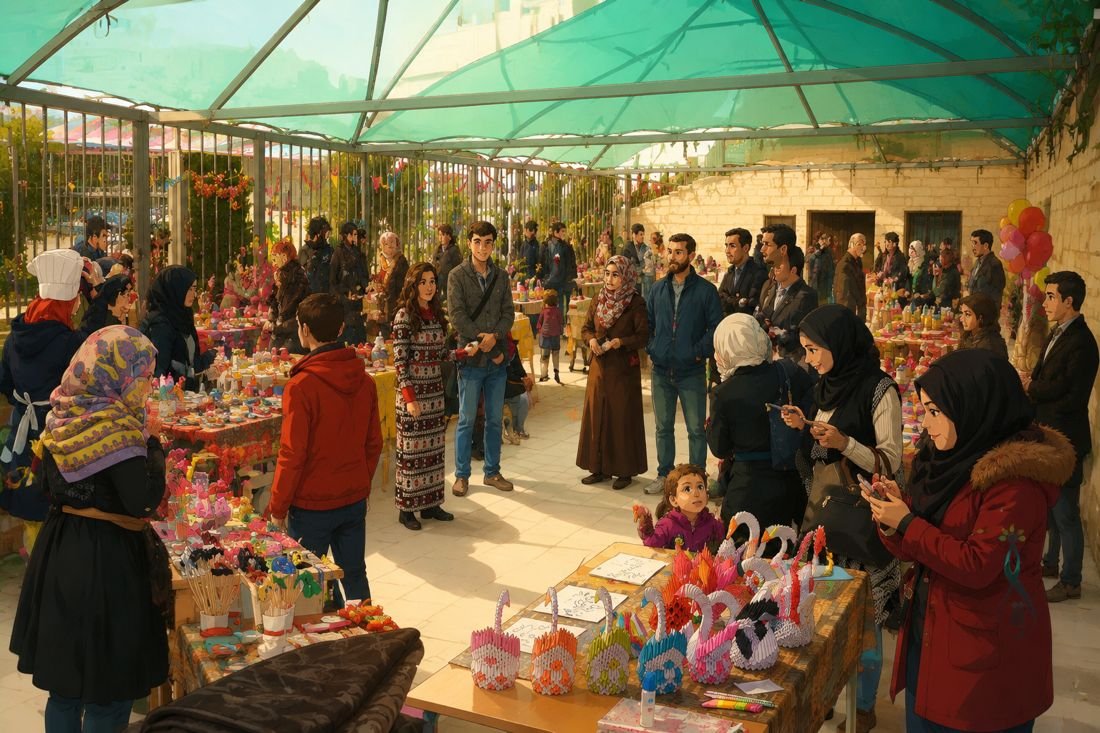 The charity bazaar