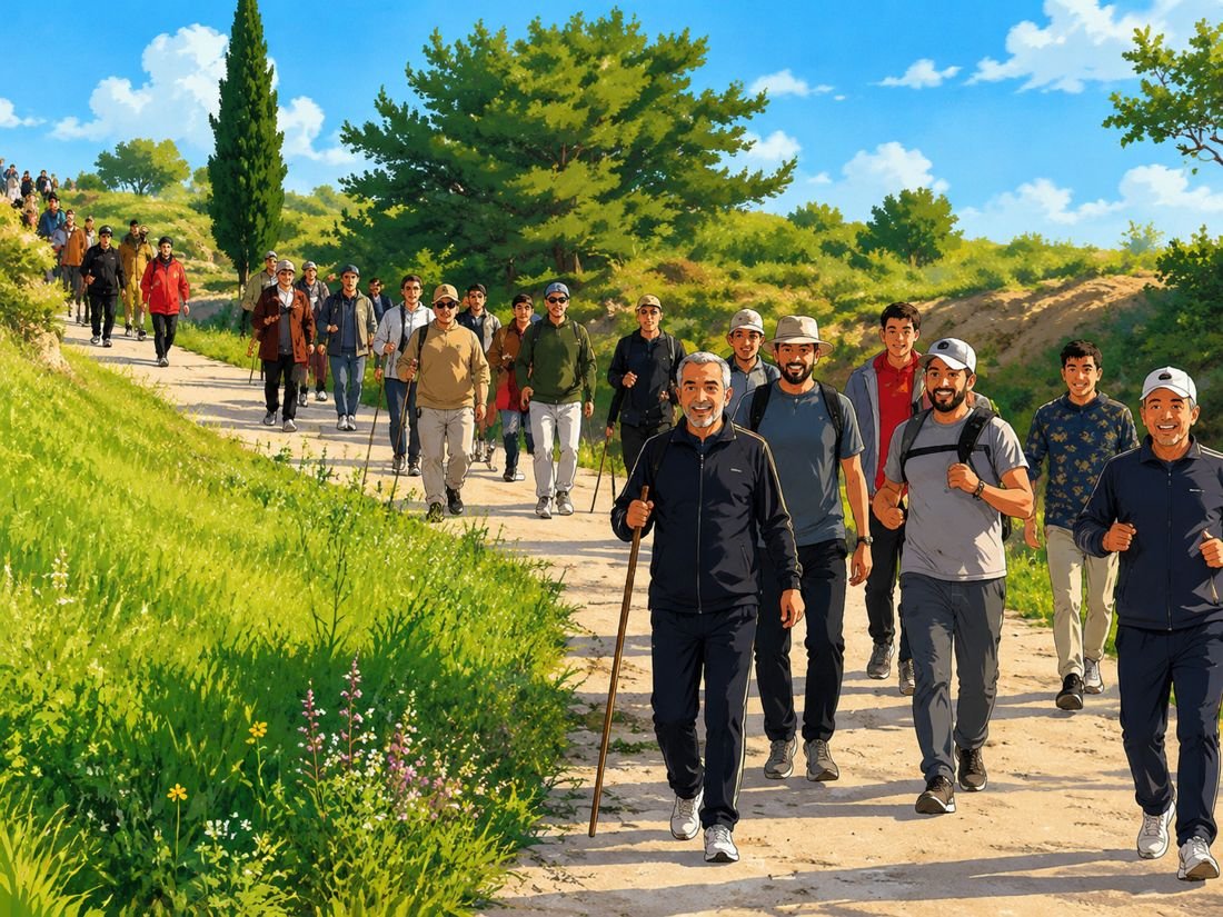 A volunteer hike