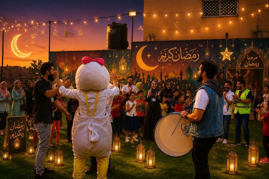 A Ramadan evening with the orphans